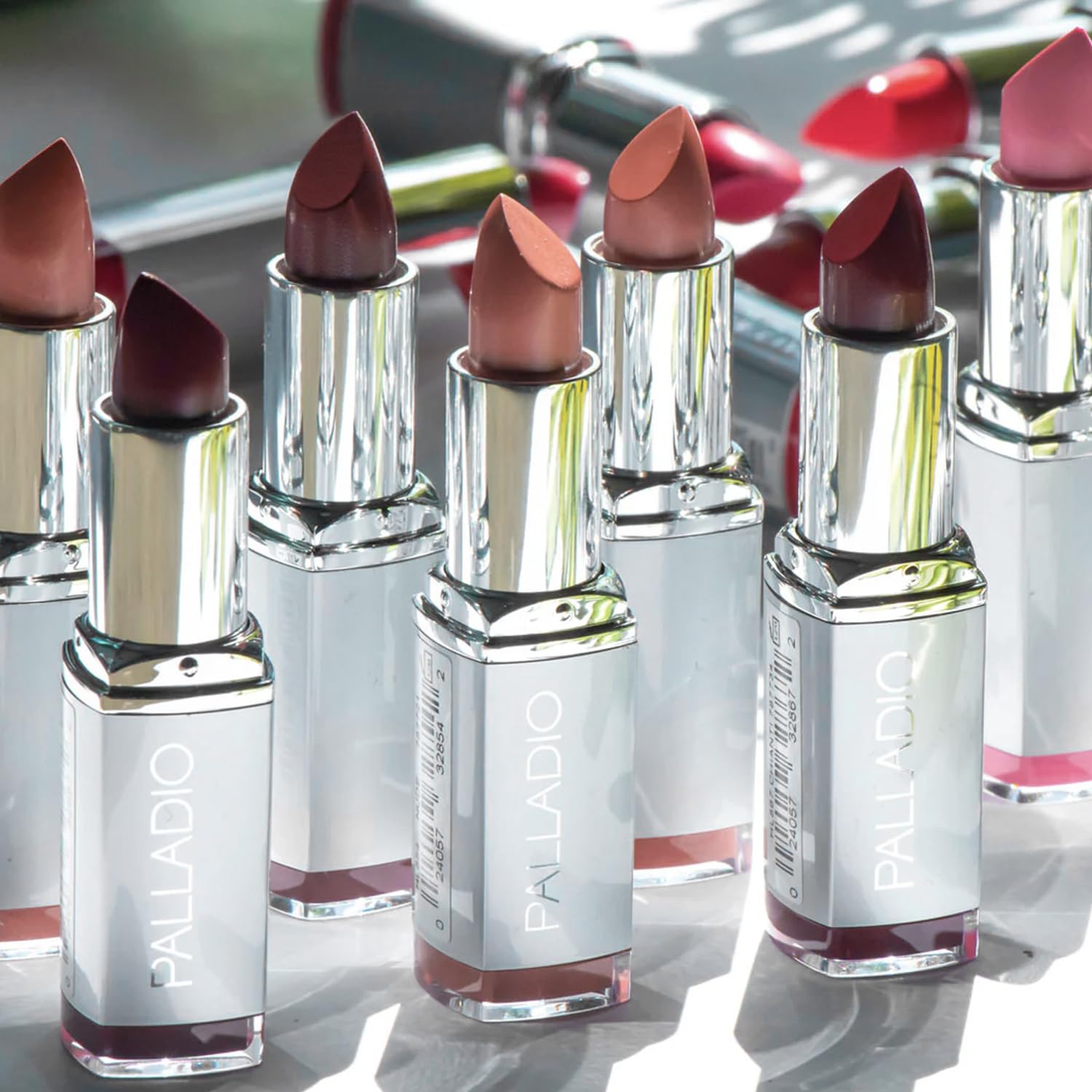 Palladio Herbal Lipstick, Rich Pigmented And Creamy, Infused With Aloe Vera, Chamomile & Ginseng, Prevents Lips From Drying, Combats Fine Lines, Long Lasting Lipstick, Rosey : Beauty & Personal Care