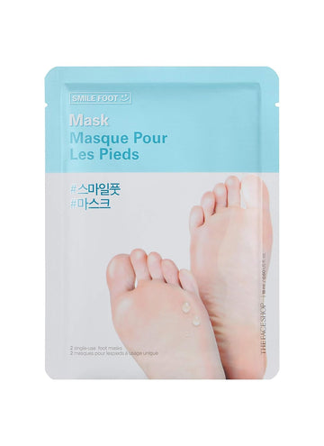 THE FACE SHOP Smile Foot Mask | Retain Feet Smoothness | Extreme Feet Moisturizing | 2 ct.,K-Beauty : Beauty & Personal Care