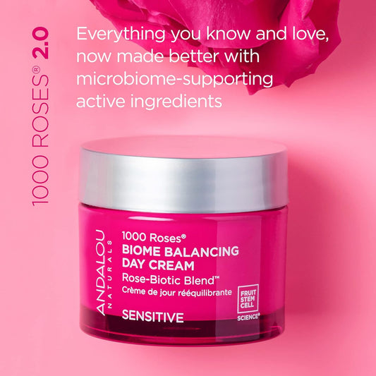 Andalou Naturals 1000 ROSES® Biome Balancing Day Cream