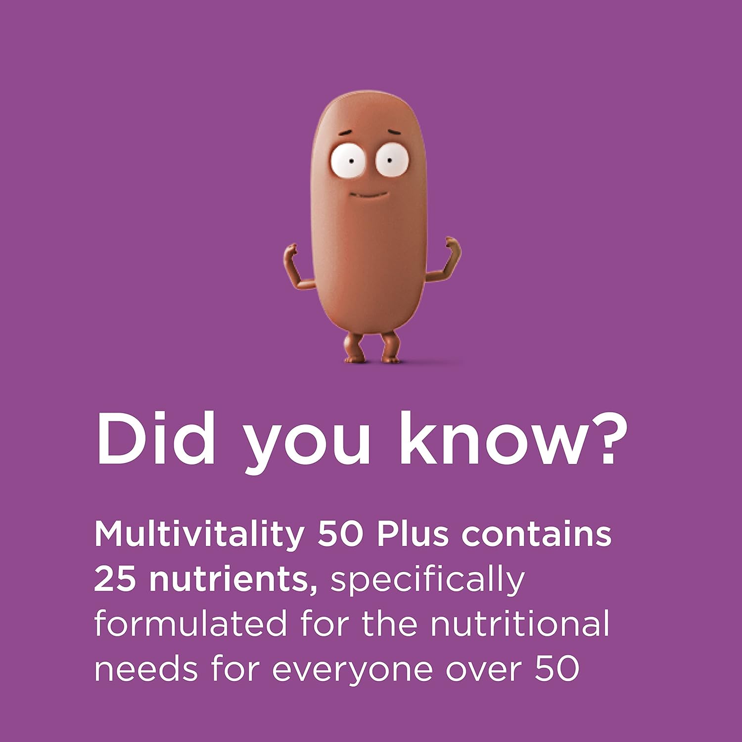 Healthspan Multivitamin 50 Plus | Advance Multivitamin for over-50's | Immune Health Support | 13 Vitamins & 12 Minerals | Ginkgo Biloba & Citrus Bioflavonoids | Vegetarian (90 Tablets) : Amazon.co.uk: Health & Personal Care