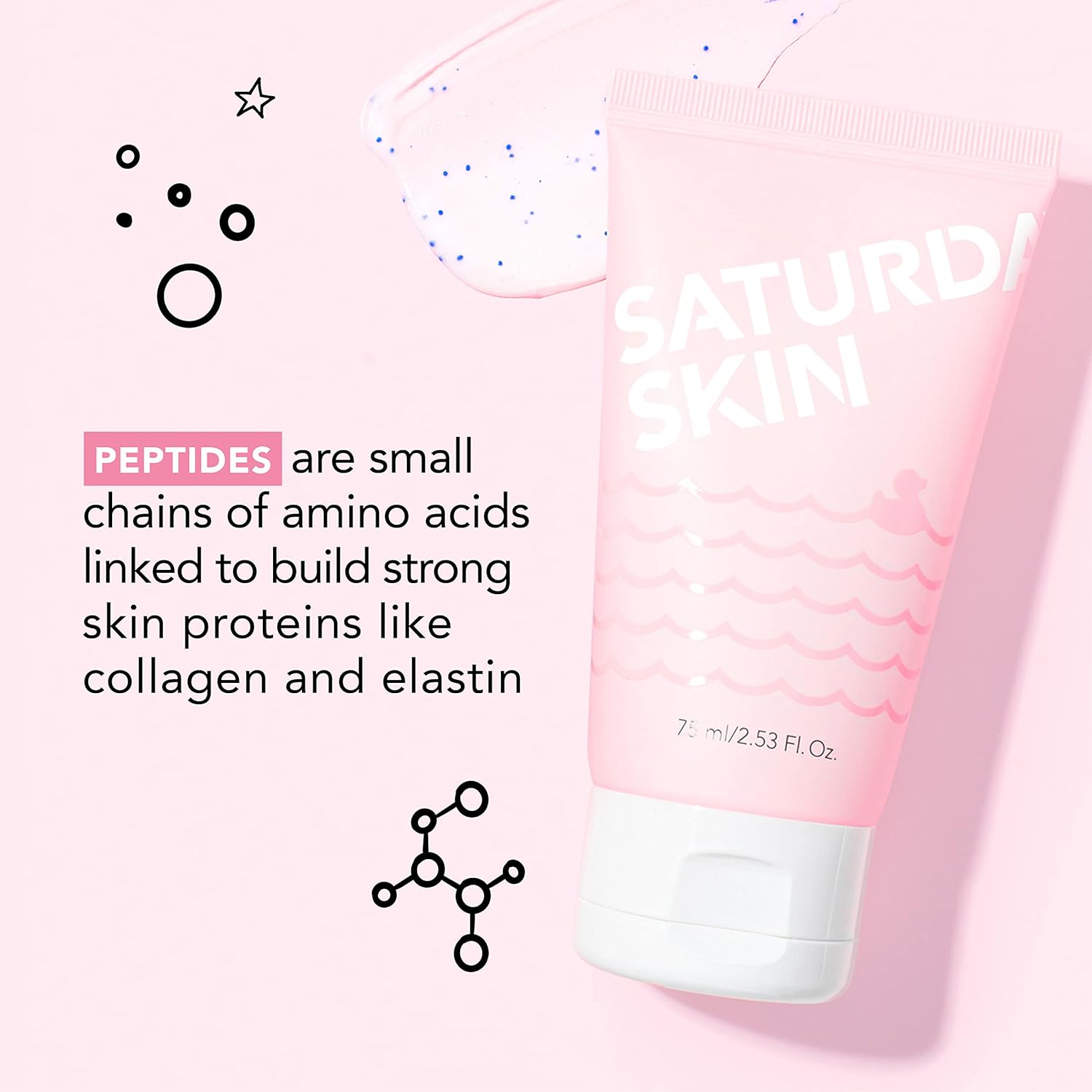 Saturday Skin Rub-A-Dub Refining Peel Gel Facial Cleansing Gels Facial Cleansing Washes Natural Fruit Enzymes Mild Cleanser Exfoliating Great For Sensitive Skin (2.53 Fl. Oz. (75Ml)) : Beauty & Personal Care