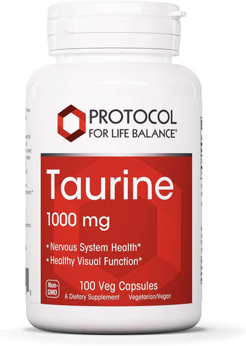 Protocol Taurine 1,000Mg - Heart, Eye, Muscle & Nervous System Supplem