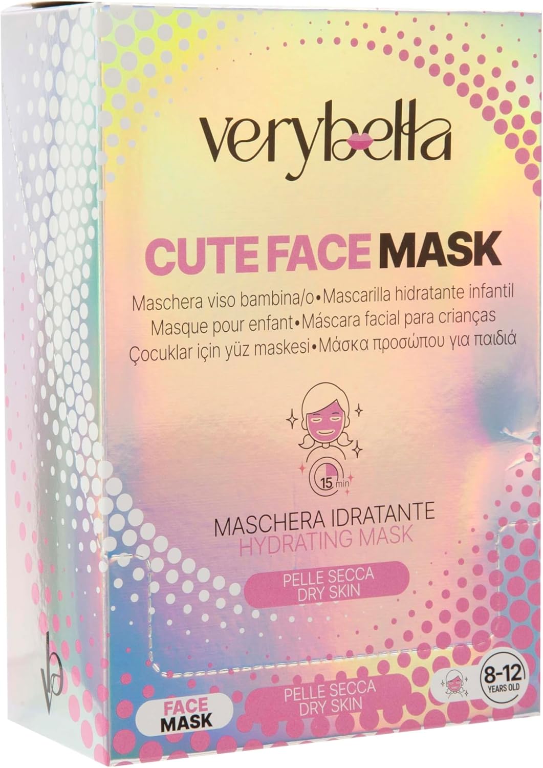 Very Bella Cute Face Mask – Gentle Skincare Mask For Kids Aged 6+ – Fun & Soothing Beauty Treat With Adorable Design – Ideal For Pamper Sessions, Spa Play & First Skincare Experiences