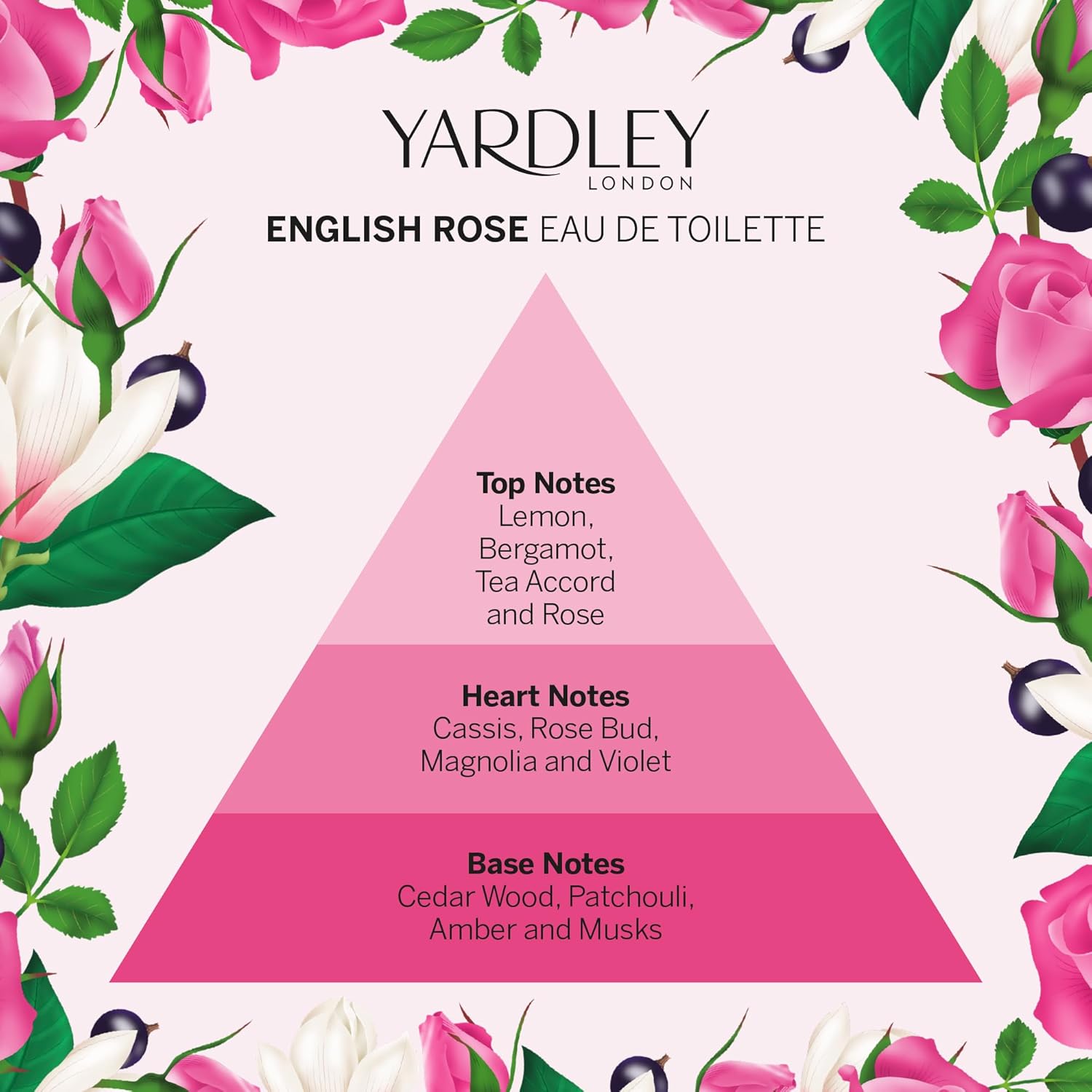 Yardley London English Rose EDT/ Eau de Toilette Perfume for her 125ml Y6320036-3 : Amazon.co.uk: Beauty