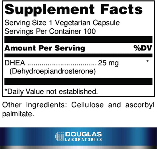 Douglas Laboratories Dhea 25 Mg | Micronized Supplement To Support Imm