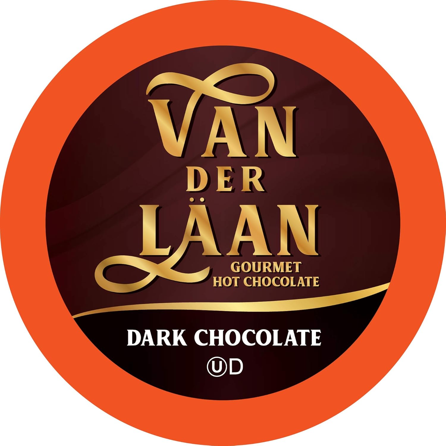 Van Der Laan Chocolate Hot Cocoa Pods, Dark Chocolate Gourmet Dutch Chocolate Compatible With K Cup Brewers Including 2.0, 40 Count