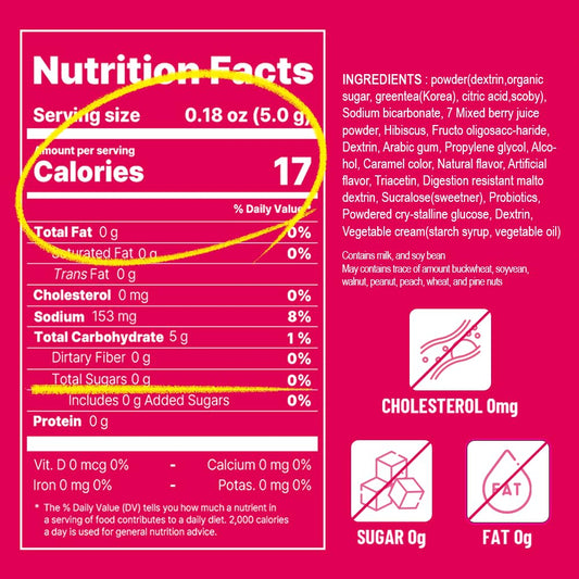 Kayfood-Kombucha-Sevenberry-Garden-Daily Zero Sugar, Diet, Gut Healthy Sparkling Beverage, Fermented Korean Drinks For Iced Tea Hot Tea, Workout T (10)
