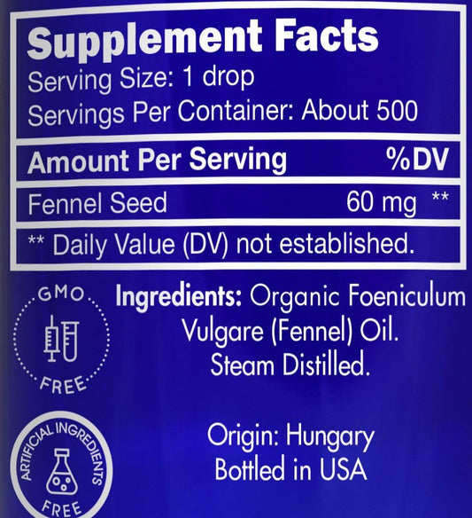 Organic Fennel Essential Oil By Zongle – 100% Pure Natural, Therapeutic & Food Grade For Drops, Digestion, Aromatherapy, Topical & Oral Use – 1 Oz