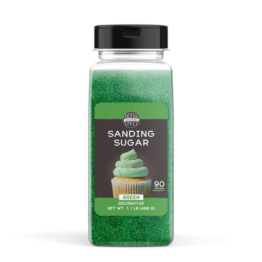 Birch & Meadow St. Patrick's Sanding Sugar Bundle, Mixed Colors, 1 lb. Colorful Sugar Crystals for Festive Holiday Baking