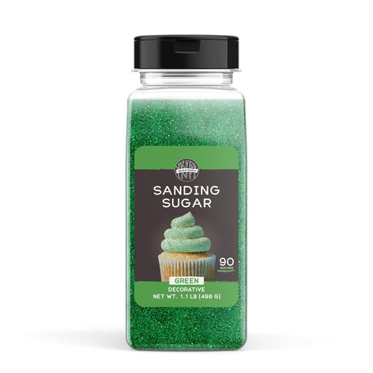 Birch & Meadow St. Patrick'S Sanding Sugar Bundle, Mixed Colors, 1 Lb. Colorful Sugar Crystals For Festive Holiday Baking