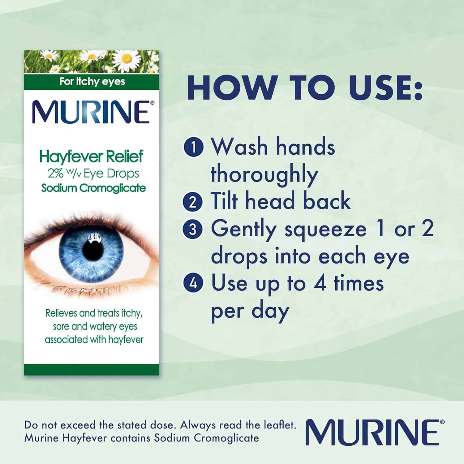 Murine Hayfever Eye Drops, Hayfever Treatment for Itchy and Painful Eyes, Anti-inflammatory Eye Drops 10ml : Amazon.co.uk: Health & Personal Care