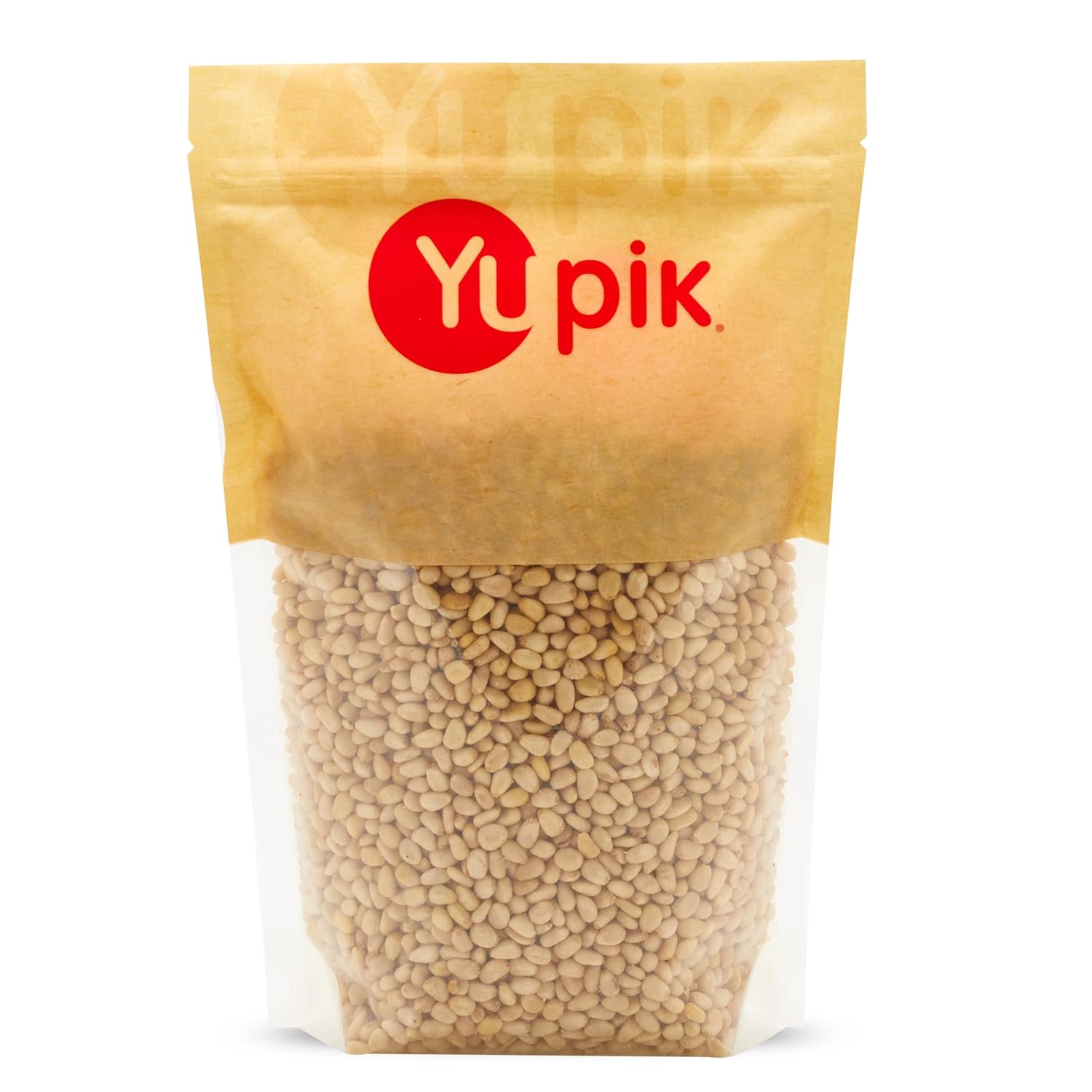 Yupik Pine Nuts, 2.2 Lb, Raw, Gluten-Free, Kosher, Raw Nuts, Smooth & Creamy Pine Kernels, Shelled, Unsalted, Unroasted, Oil-Free, Source Of Iron, Ideal For Cooking & Baking