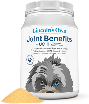Andrew Lessman Lincoln’S Own Joint Benefits For Dogs. 60 Servings. Advanced Glucosamine, Chondroitin And Free-Range Collagen Peptide Powder For Dogs. Contains No Additives Of Any Kind