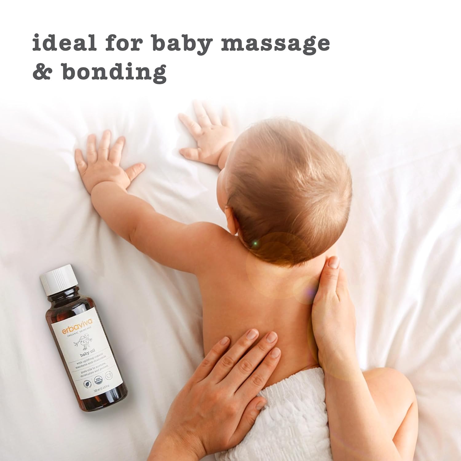 Erbaviva Baby Oil, 4 Fl Oz : Baby