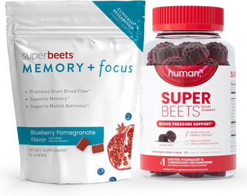 Humann Memory + Focus Chews & Heart Gummies