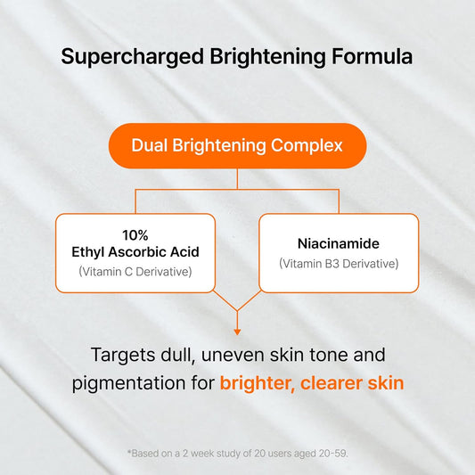 [Dearklairs] Freshly Juiced Vitamin Charging Serum, Korean Skincare, 3-O-Ethyl Ascorbic Acid 10%, Niacinamide, Non-Oily Texture For Sensitive Skin