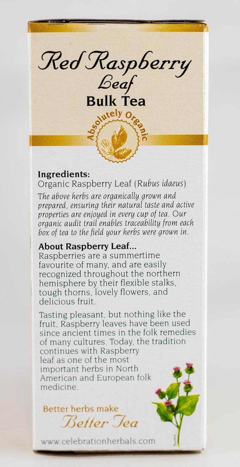 Celebration Herbals Red Raspberry Leaf Organic 40 Gm, 0.02 Pound : Grocery & Gourmet Food