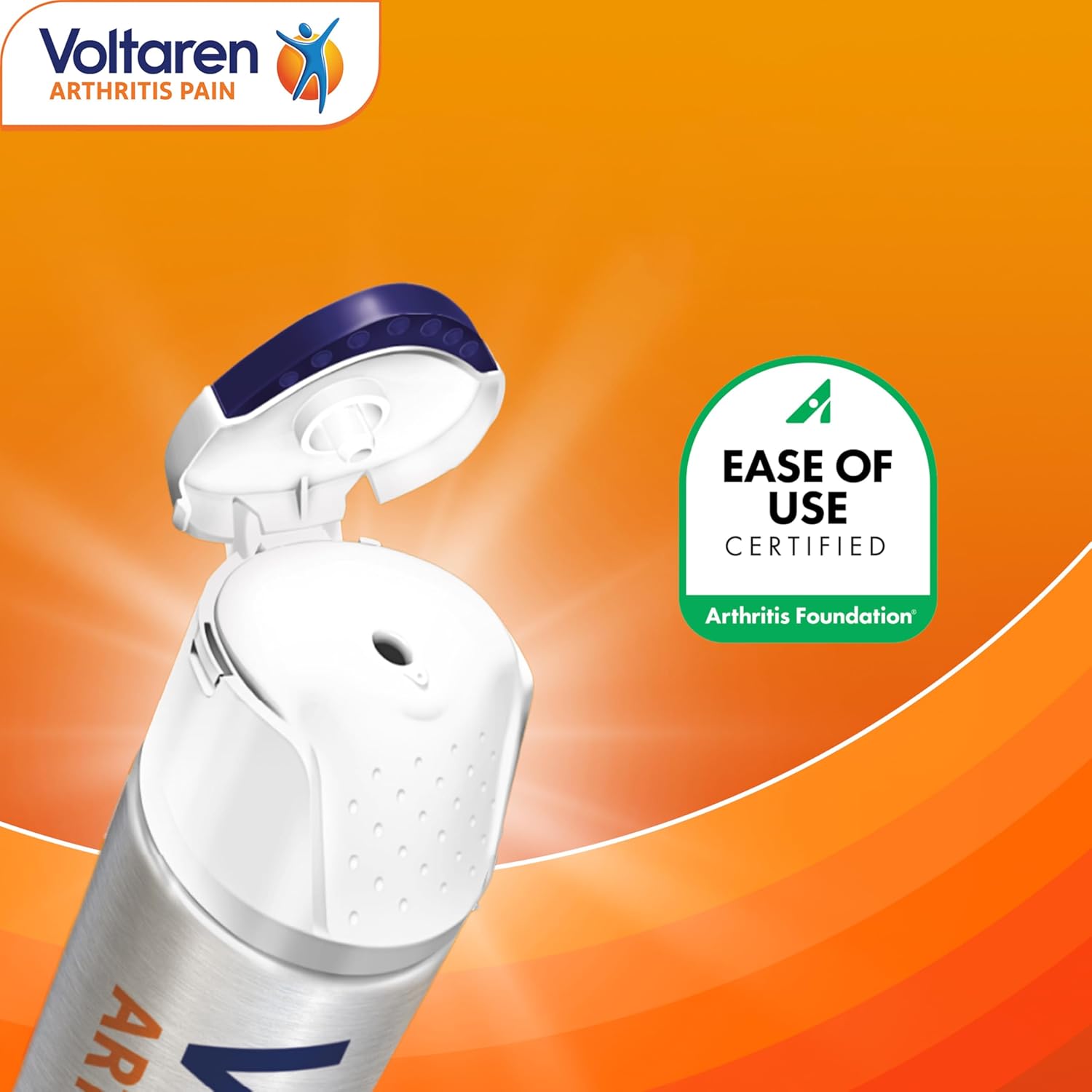 Voltaren Arthritis Pain Gel For Powerful Topical Arthritis Pain Relief With Diclofenac - New Easy Open Cap - 100 G X 2