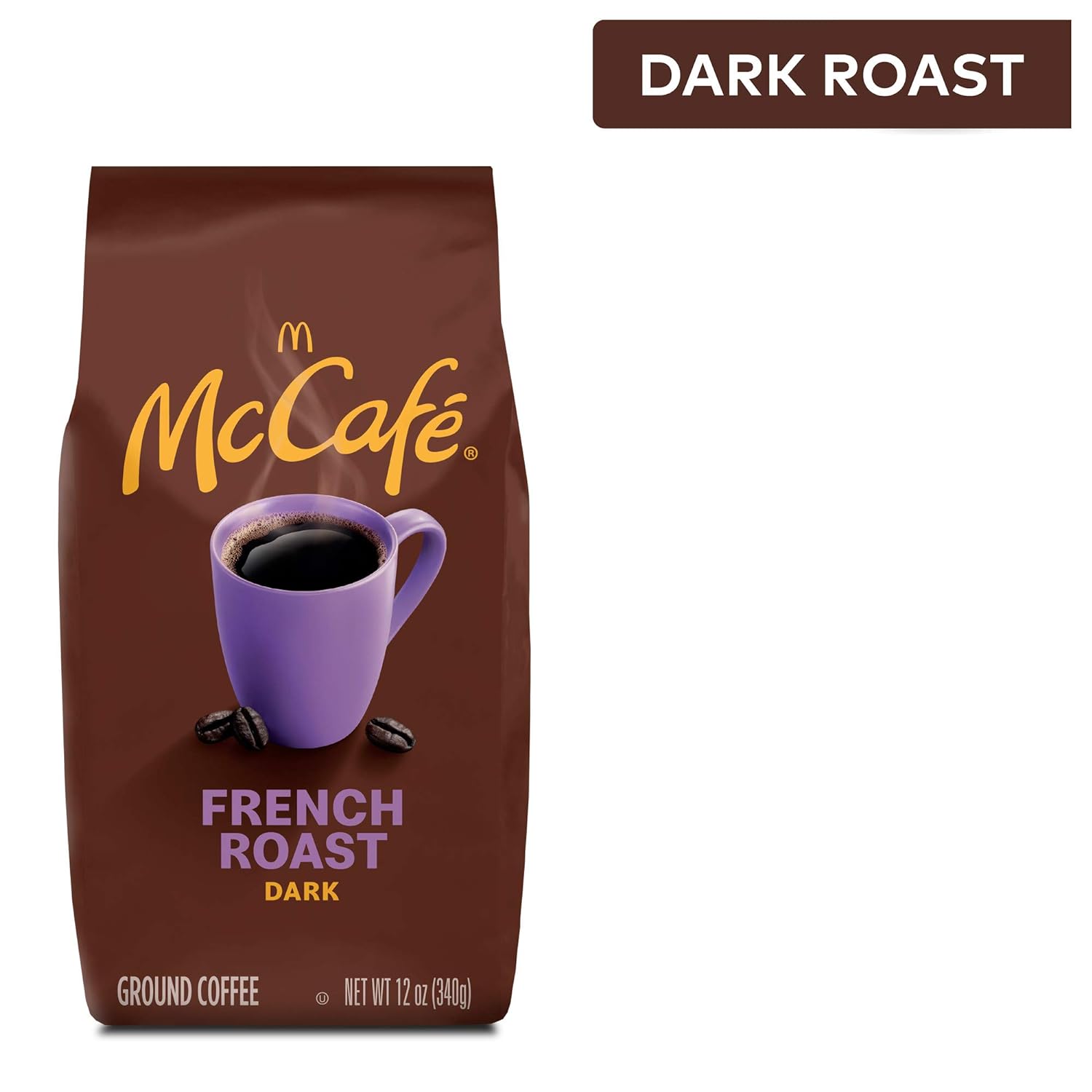 McCafe French Roast, Dark Roast Ground Coffee, 12 oz Bag : Everything Else