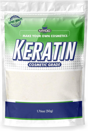 Myoc Keratin Powder – 50 Gm, Pure Powder For Hair Mask, Shampoo, Keratin For Nail Care & Hair Care Products