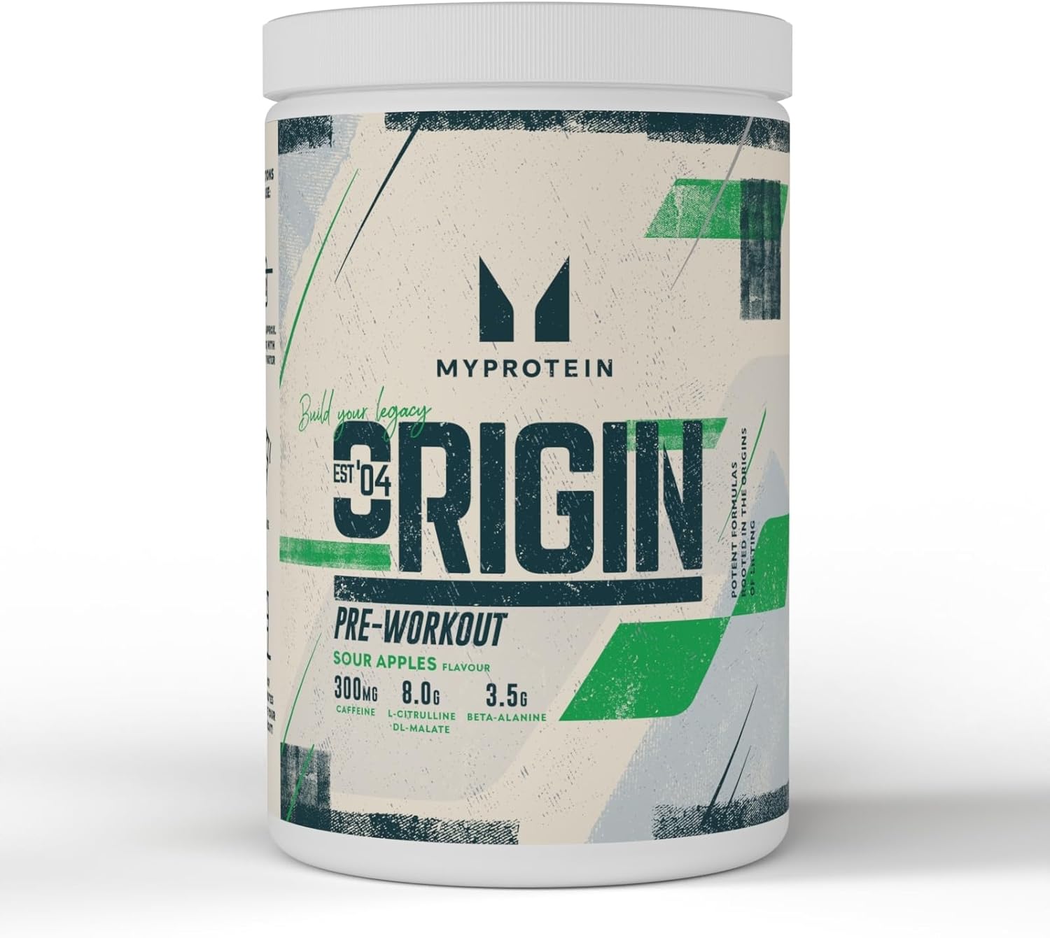 Myprotein Alpha Pre-Workout Powder with Beta Alanine and Caffeine - Sour Apple - 600g : Amazon.co.uk: Health & Personal Care