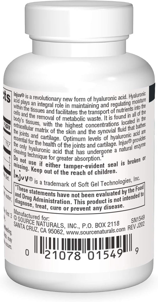 Source Naturals Hyaluronic Acid Injuv 70Mg - 30 Softgels