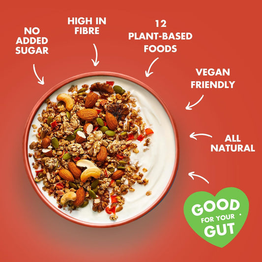 Bio&Me: Super Seedy And Nutty Granola 3-Pack (3X 360 G) - Vegan, No Added Sugar, Gut Loving