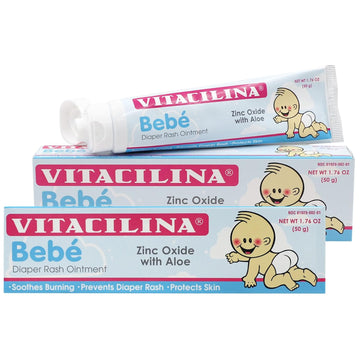 Bebe, Diaper Rash Ointment, Skin Protectant With Vitamins And Wetting Oils, Protects Baby'S Skin, 2-Pack Of 1.76 Oz, 2 Boxes