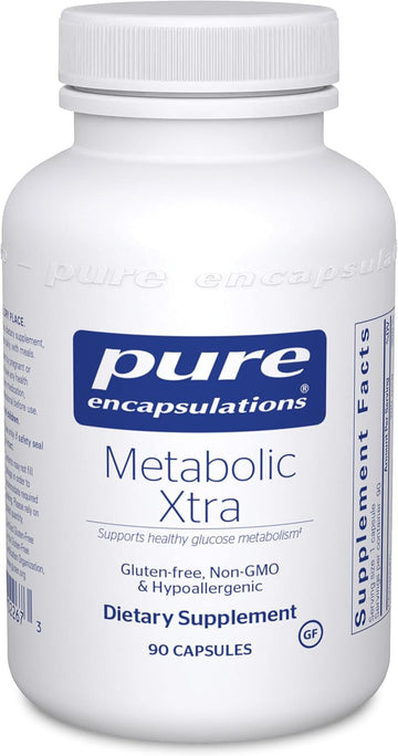 Pure Encapsulations Metabolic Xtra | Supplement To Support Insulin Receptor Function, Glucose Metabolism, And Homeostasis* | 90 Capsules