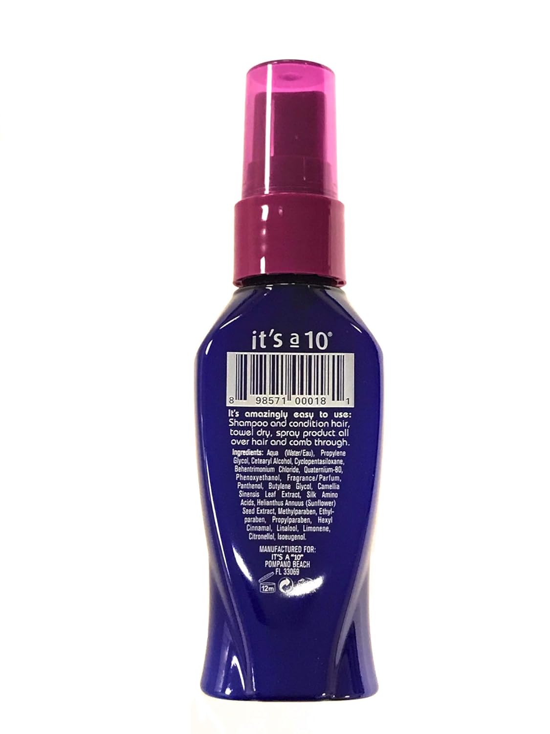 It's a 10 Haircare Miracle Leave-In Product, 2 fl. oz. (Pack of 4) : Beauty & Personal Care