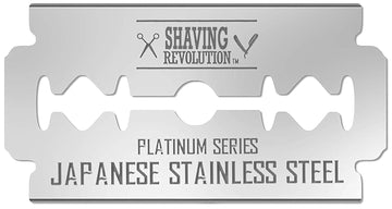 50 Count Double Edge Razor Blades - Men'S Safety For Shaving Platinum Japanese Stainless Steel A Smooth, Precise And Clean Shave