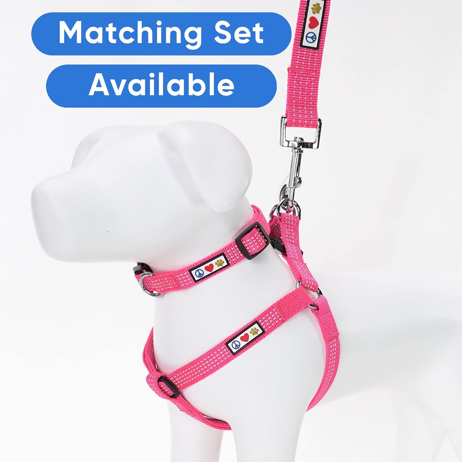 Pawtitas Dog Lead for Small Dogs Comfortable Handle Training Dog Lead 1.8m Long Dog Lead Puppy Lead - Reflective Lead Pink Dog Lead for Small Breeds :Pet Supplies