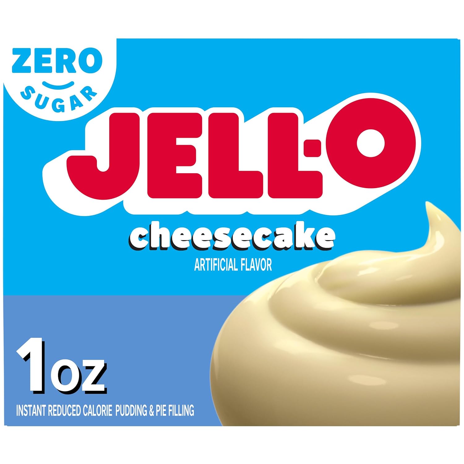 Jell-O Cheesecake Sugar Free Fat Free Instant Pudding & Pie Filling Mix, 1 Oz. Box