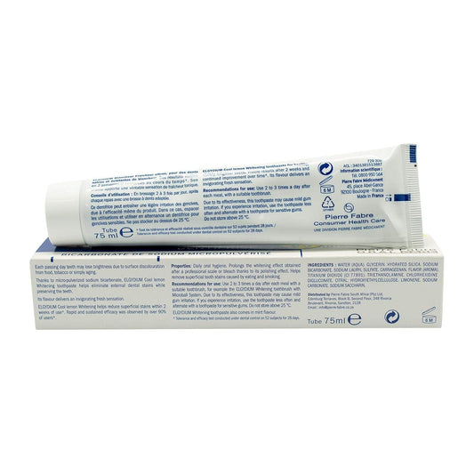Elgydium Blancheur Dentifrice Fraîcheur Citron (75 Ml) : Health & Household