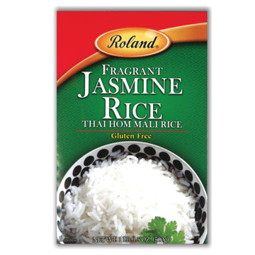 Roland Foods Fragrant Jasmine Rice from Thailand, 17.5 Ounce, Pack of 12