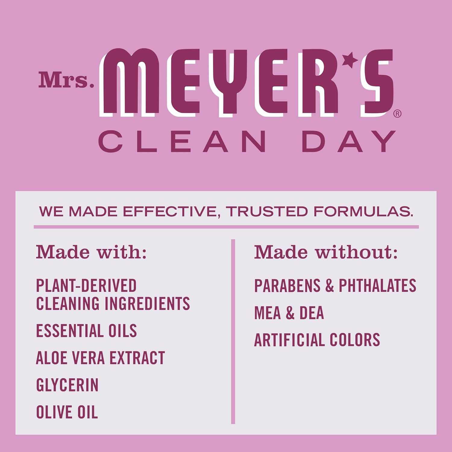 MRS. MEYER'S CLEAN DAY Hand Soap, Made with Essential Oils, Biodegradable Formula, Peony, 12.5 fl. oz : Beauty & Personal Care