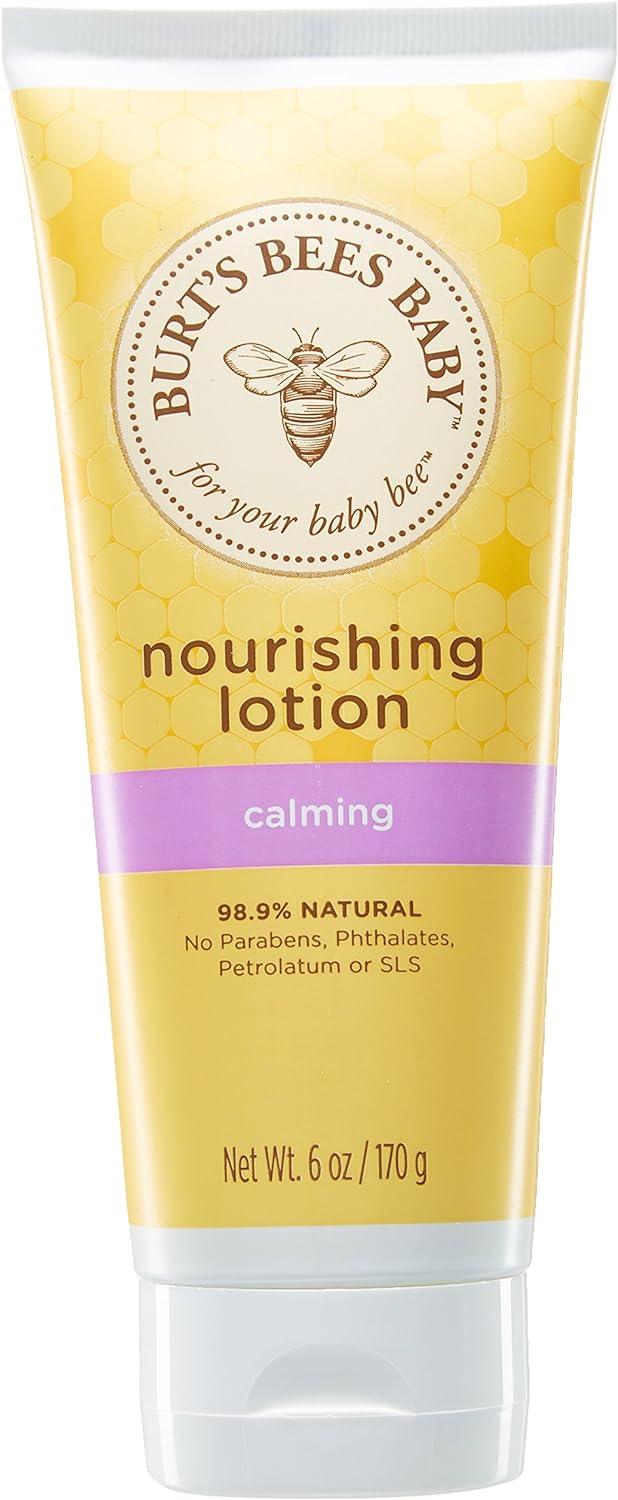 Burt's Bees Baby Nourishing Lotion, Calming Baby Lotion - 6 Ounce Tube