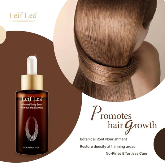 Hair Growth Serum | Leif Lea Advanced Scalp Serum 40Ml | Scalp Treatment For Dry Itchy Scalp & Natural Formula