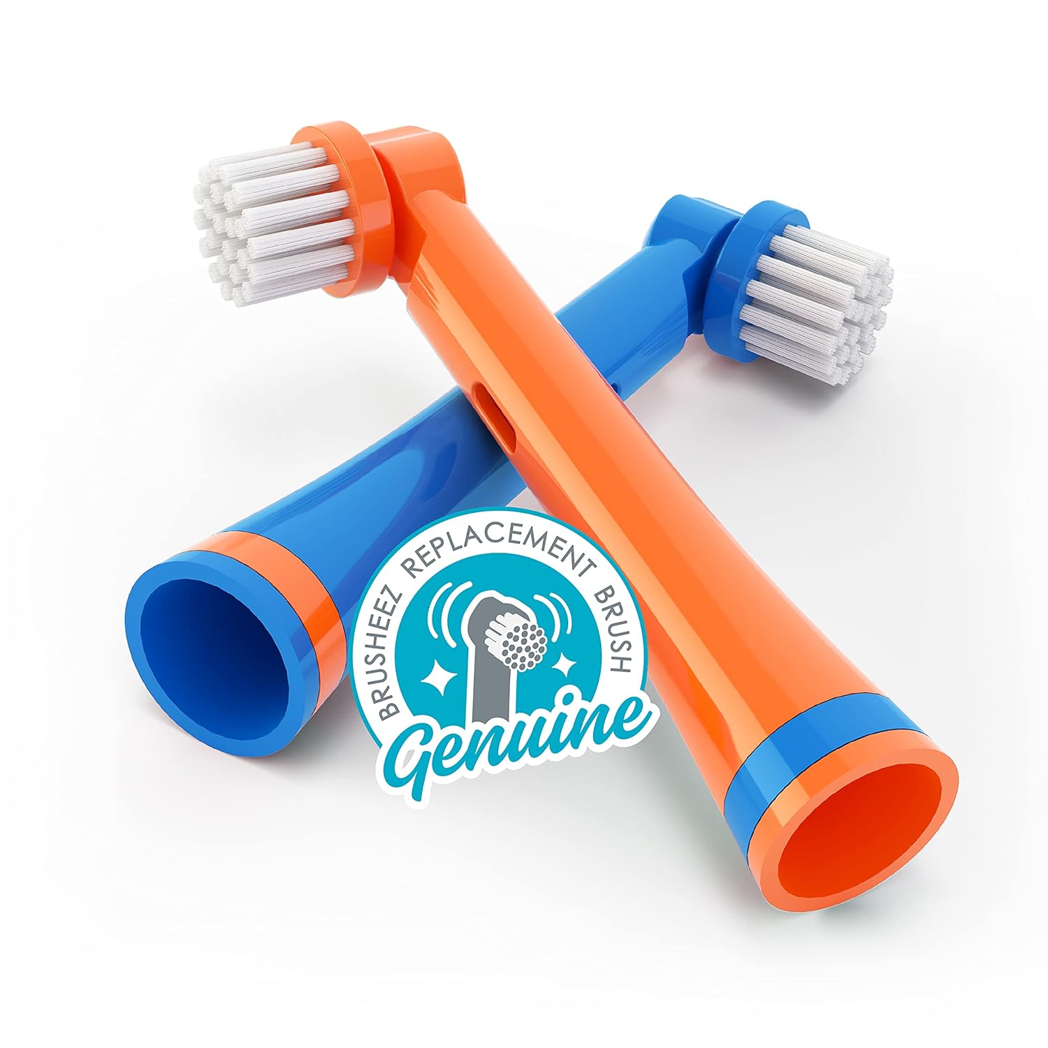 Brusheez® Electronic Toothbrush Replacement Brush Heads 2 Pack (Buddy The Bear)