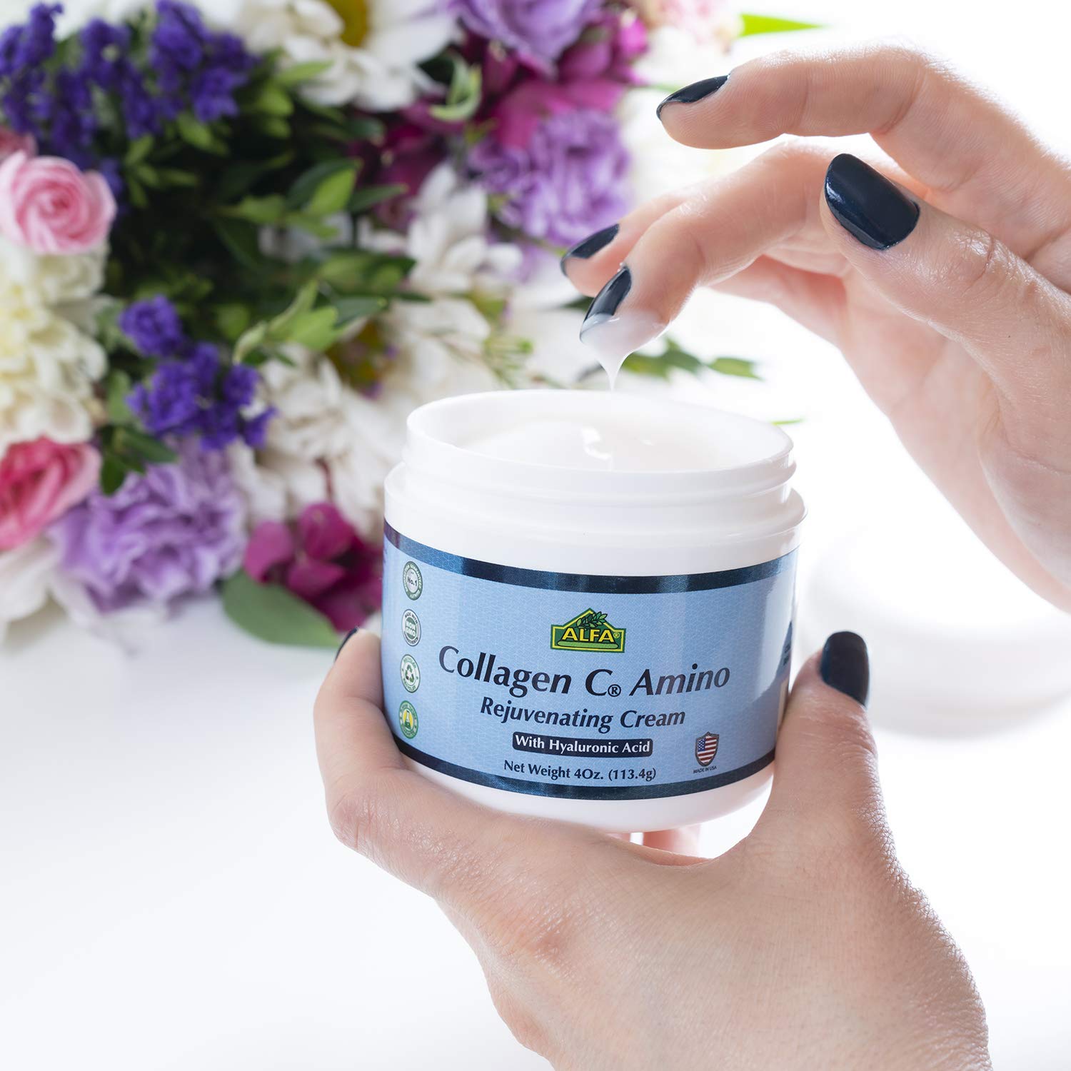 Collagenc - Collagen Kit 2 Pieces - Collagen Hydrolysate Capsules - Collagen Amino Cream - Anti Aging - Anti Wrinkle - Double The Benefits Through Oral Intake And Skin Rejuvenating Cream : Collagen Mineral Supplements : Health & Household