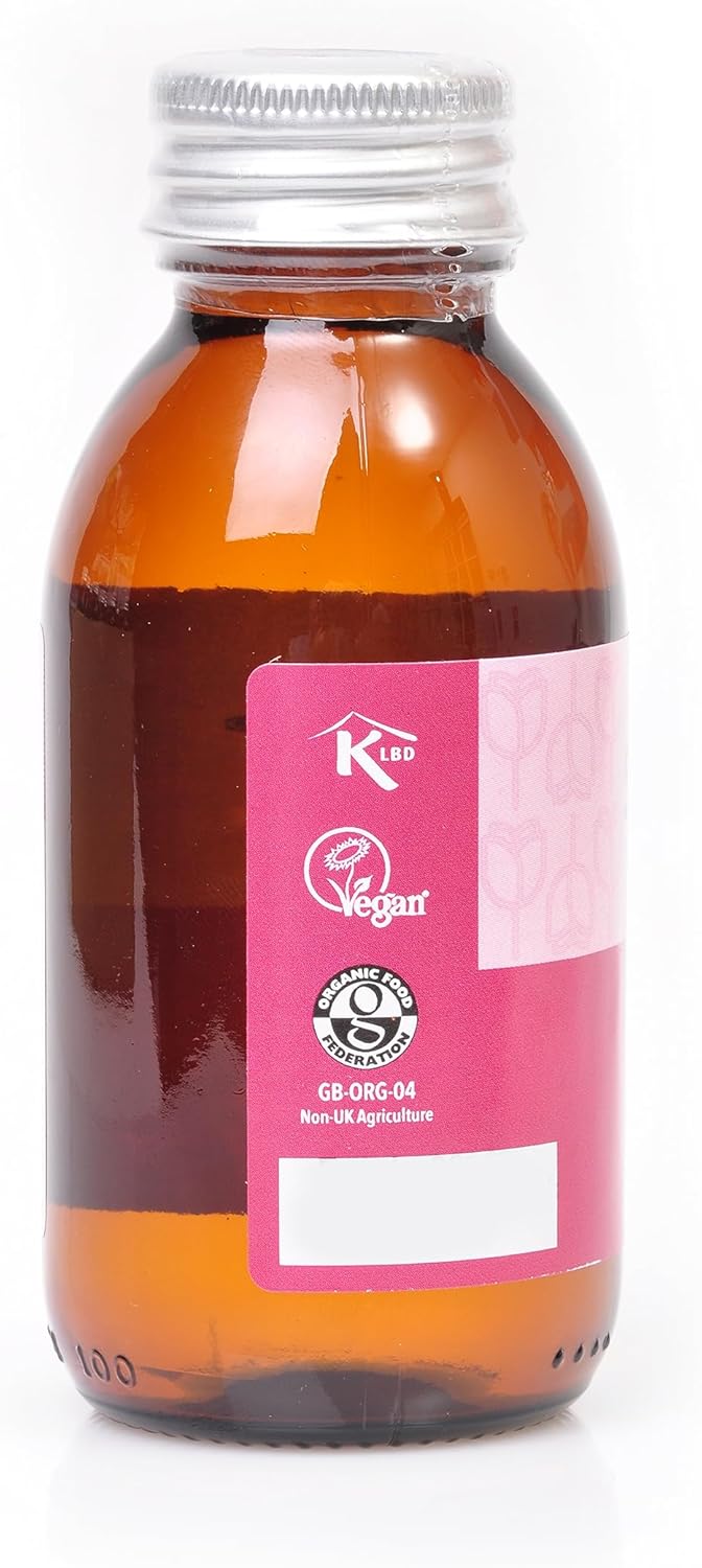 Steenbergs Organic Rose Water 100Ml Glass Bottle