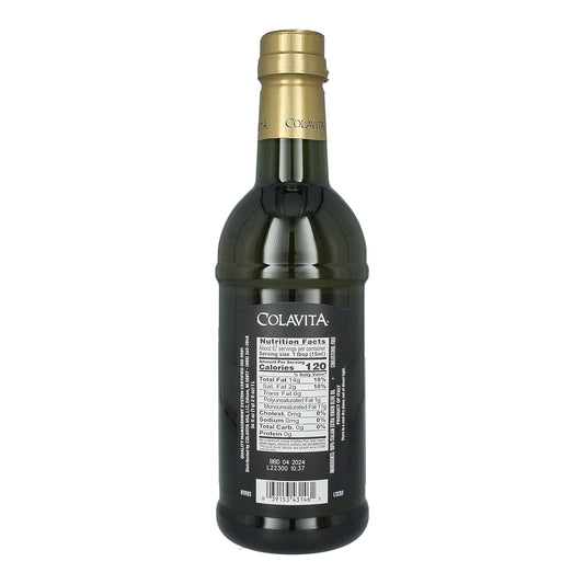 Colavita Premium Italian Extra Virgin Olive Oil 1L (34Fl Oz) Plastic Bottle