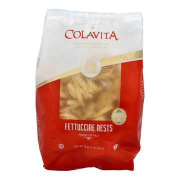 Colavita Fettuccine Nest Pasta, 1 Pound (Pack of 10)