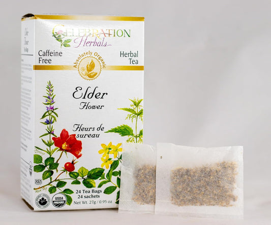 Celebration+Herbals+Organic+Elder+Flower+Tea+Bags+24+Count
