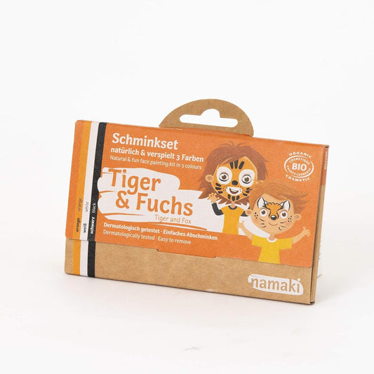 Kids Face Painting Set Tiger & Fox