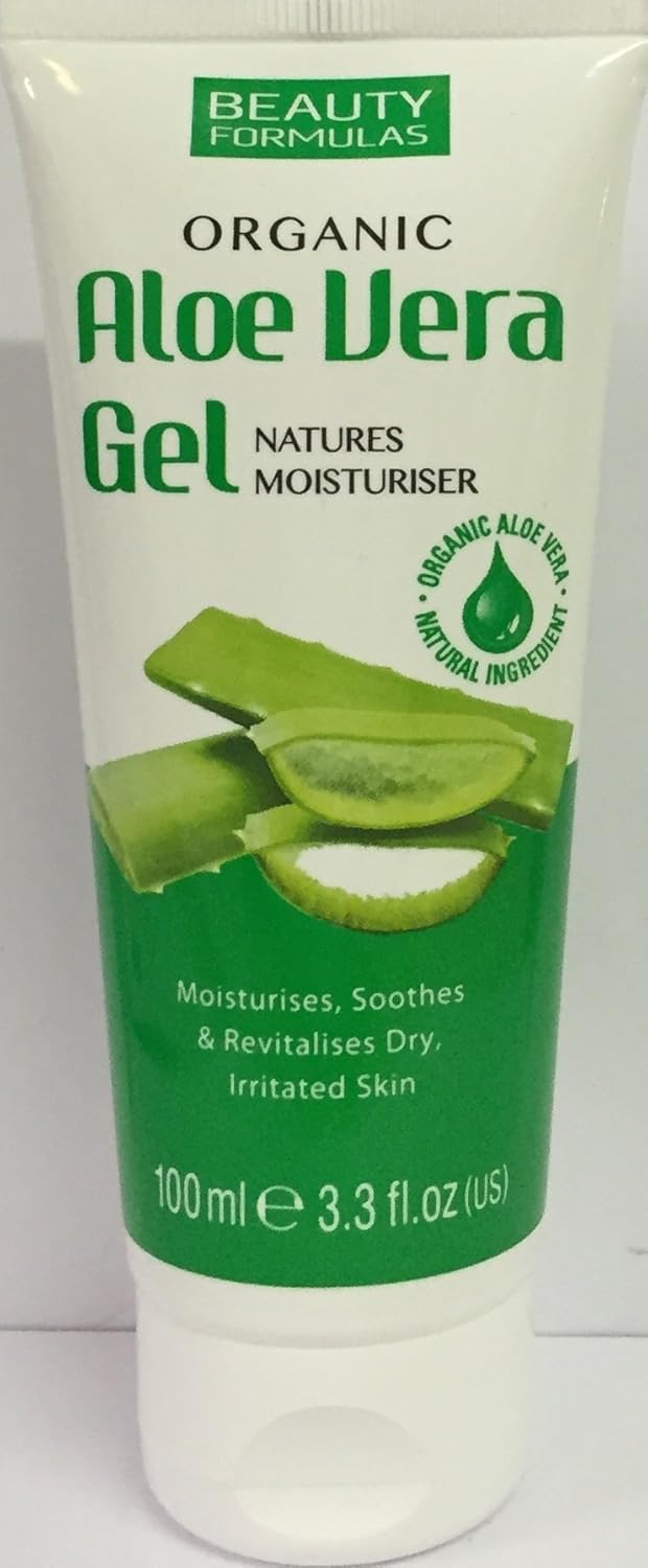 Beauty Formulas Organic Aloe Vera Gel 100Ml X 3 Packs