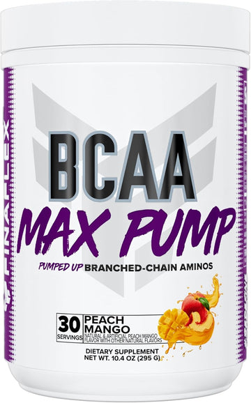 Finaflex Bcaa Max Pump, Strawberry Banana - 10.4 Oz - Promotes Strength, Performance & Recovery - With 2:1:1 Ratio Of Leucine, Isoleucine & Valine + Betaine Anhydrous - 30 Servings
