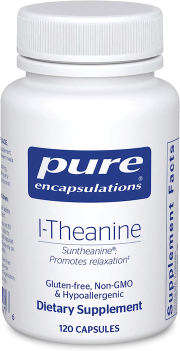 Pure Encapsulations L-Theanine - Amino Acid Supplement To Support Relaxation, Stress & Nervous System