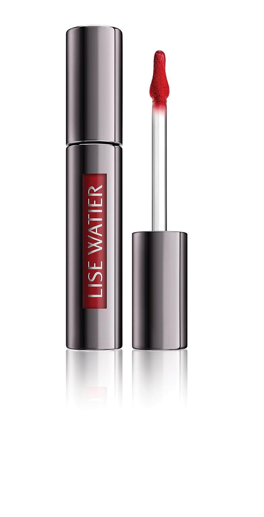 Lise Watier Baiser Satin Satin Liquid Lipstick, Red Hot Kiss, 0.2 Fl Oz : Beauty & Personal Care