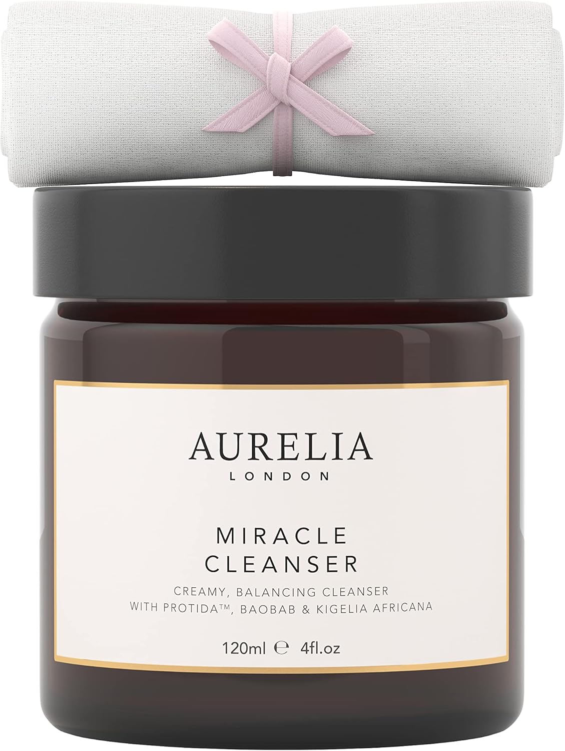 Miracle Cleanser 120Ml | Facial Cleanser With Probiotics To Remove Impurities And Makeup | Face Cream With Glycerin To Hydrate Dry Skin | Made From Natural Ingredients | Aurelia London